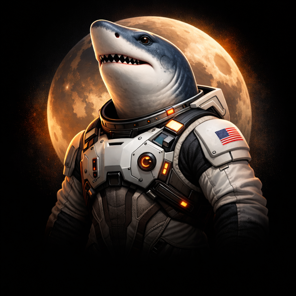 AstroShark Astronaut